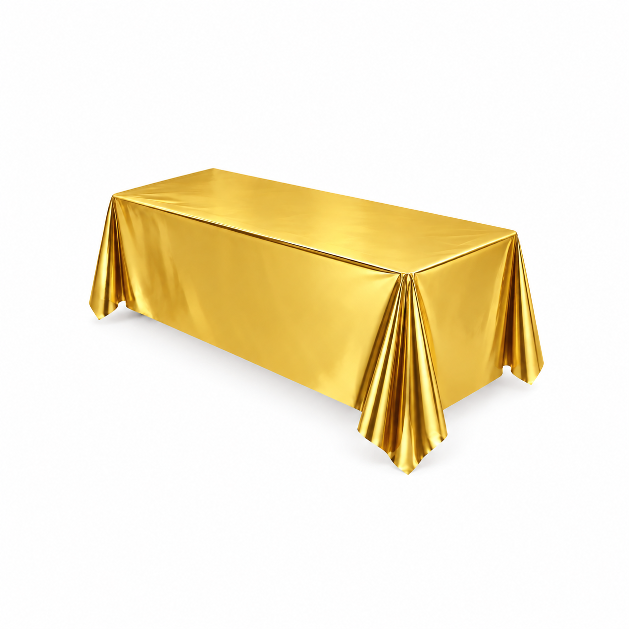 Gold foil table cover